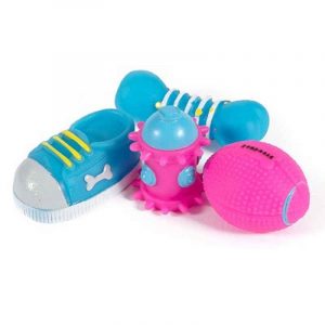 Ancol Small Bite Vinyl Puppy Selection 4 Pack