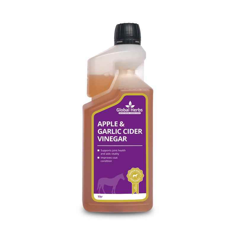 Global Herbs Apple & Garlic Cider Vinegar 1L