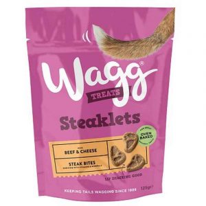 Wagg Steaklets Steak Bites with Beef & Cheese Treats