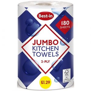 Bestin Jumbo Kitchen Towel 2ply White
