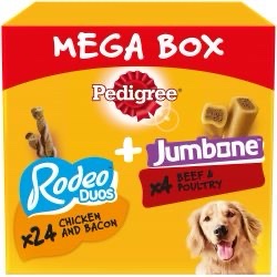 Pedigree Rodeo Duos & Jumbone Medium Mega Box